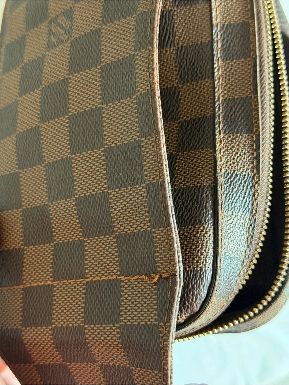 Louis Vuitton Damier Ebene Geronimos body bag with COA and dust bag